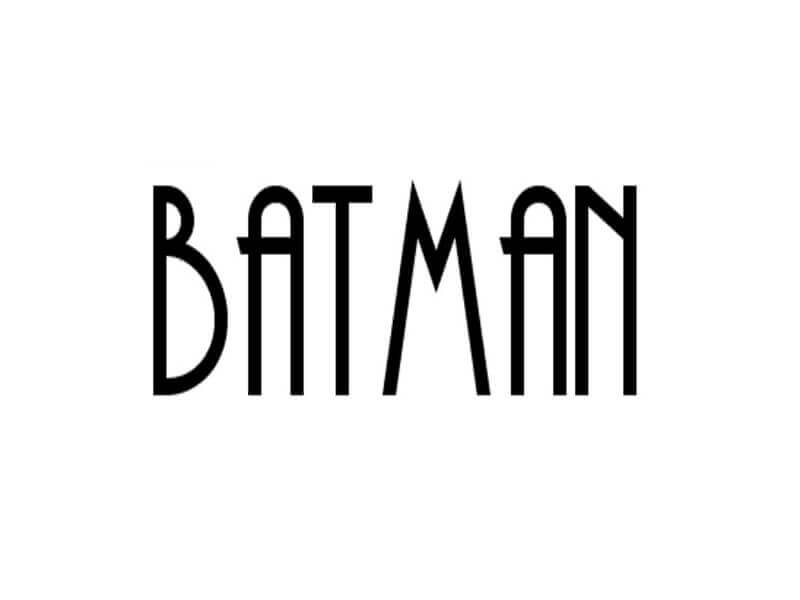 batman font free download photoshop