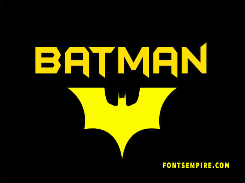 batman font photoshop download