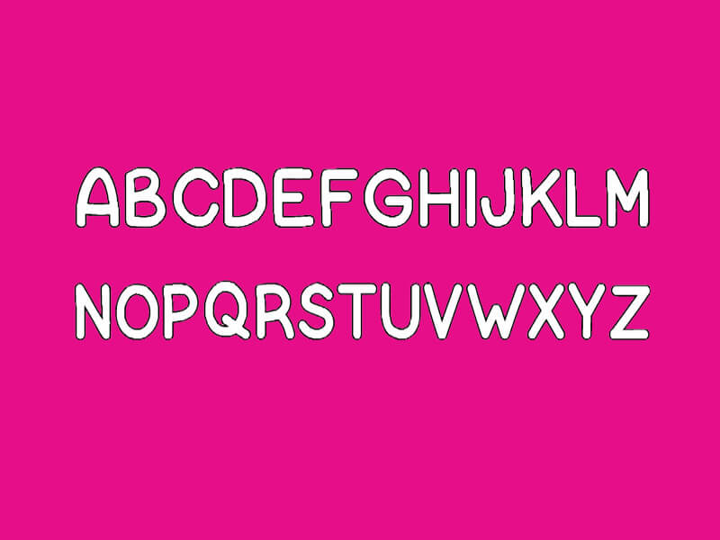 Bubble Letters Font Download