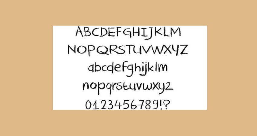 DK Crayon Crumble Font Free Download