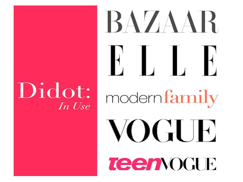 Vogue Font Didot