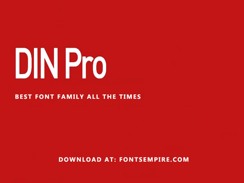 din pro font family free download mac