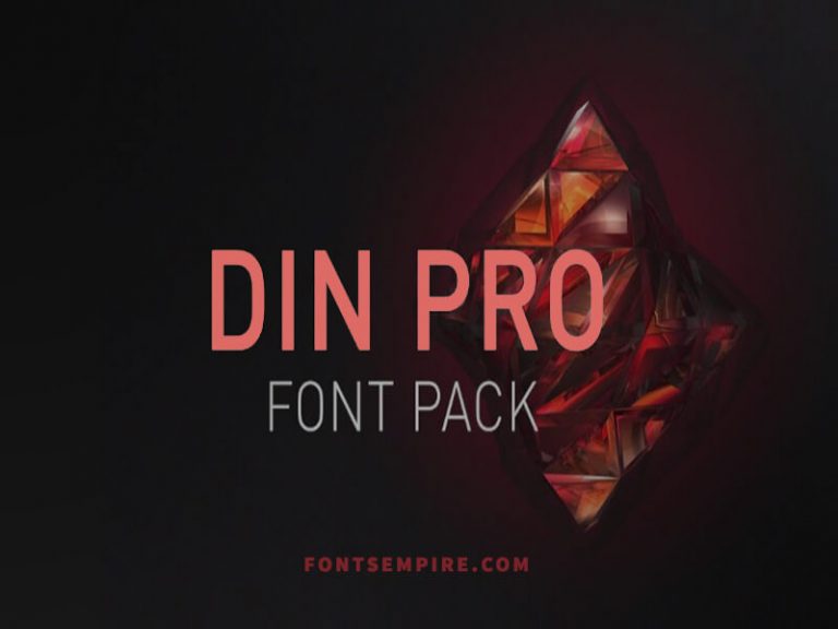 din pro font family free download for mac