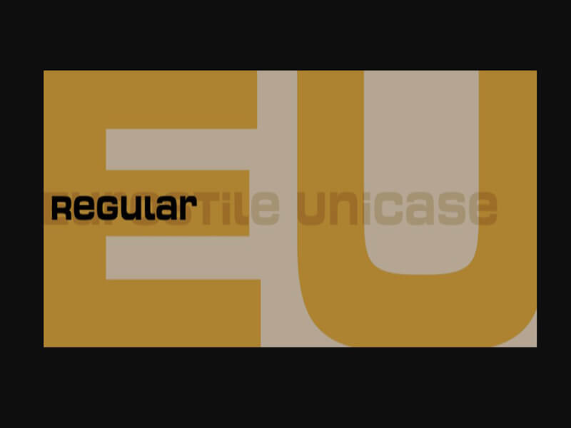 Eurostile Font