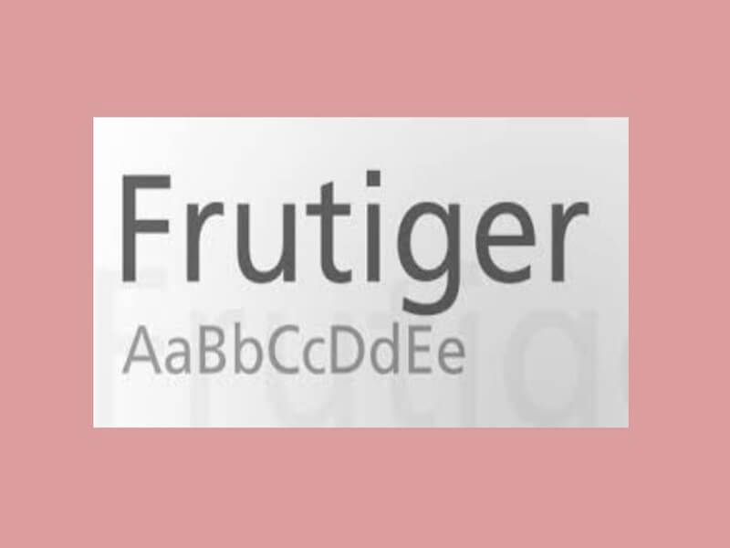 frutiger font family torrent