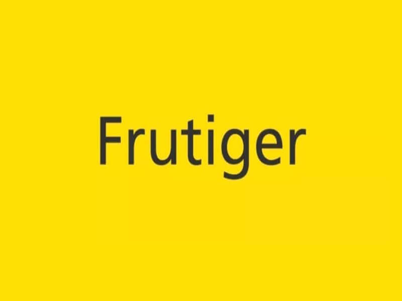 Frutiger Font Family