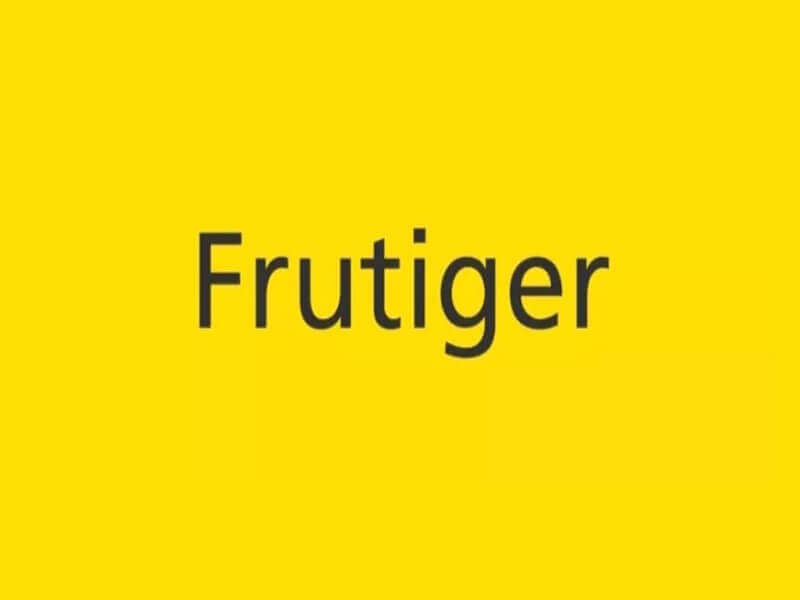 free frutiger font for mac