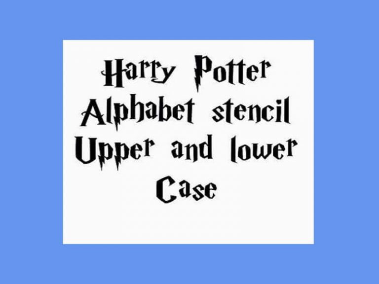 harry potter google drive fonts
