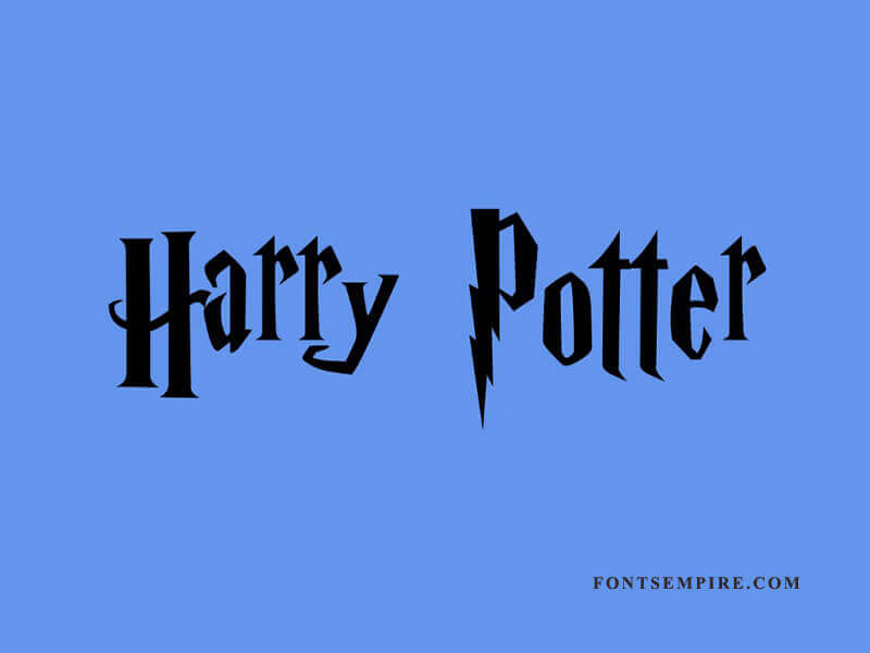 Harry Potter Font Family Free Download