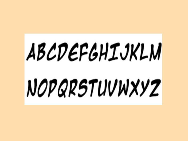 free manga fonts