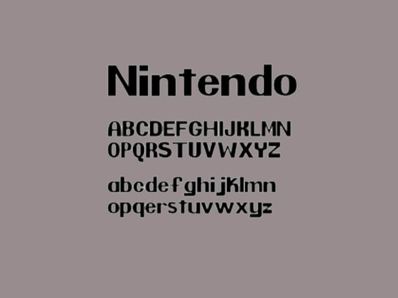 Nintendo Font Free Download Fonts Empire