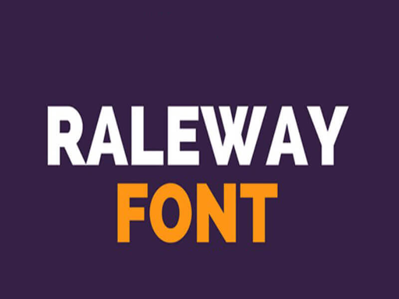 Raleway Font Free Download