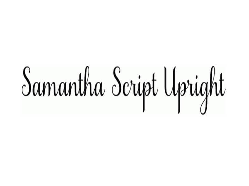 Samantha Font Download by Laura Worthington