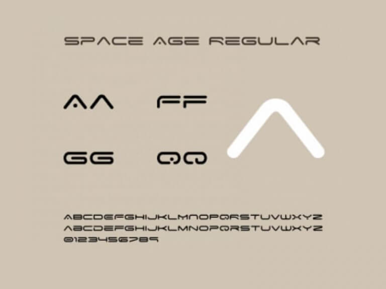 space age fonts