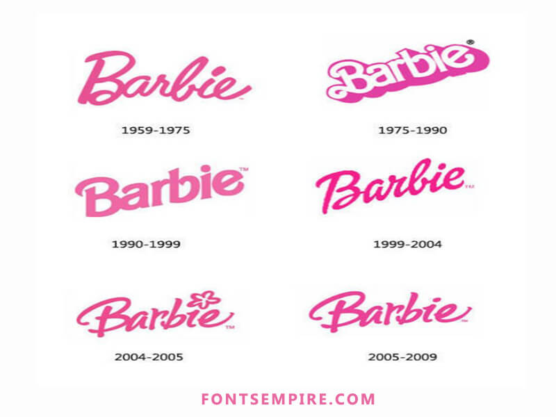 barbie old logo