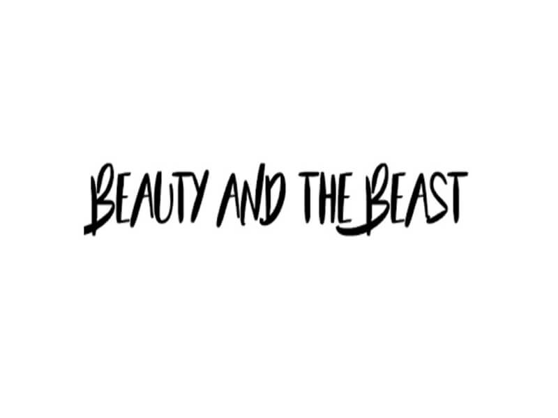 Beauty And The Beast Movie Font