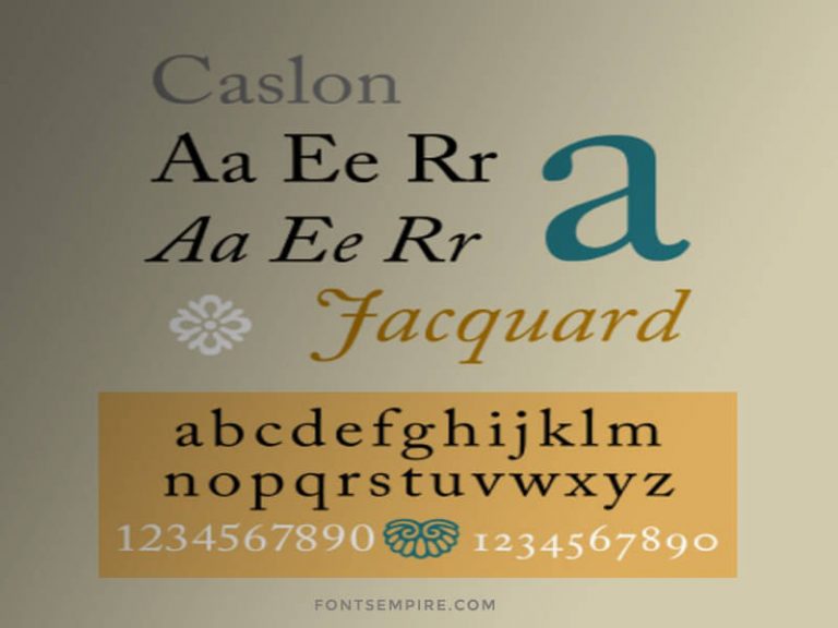 caslon font free download mac