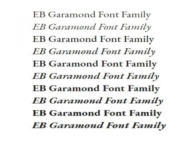 garamond extra bold font free