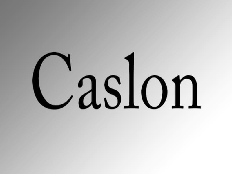 williams caslon text font free