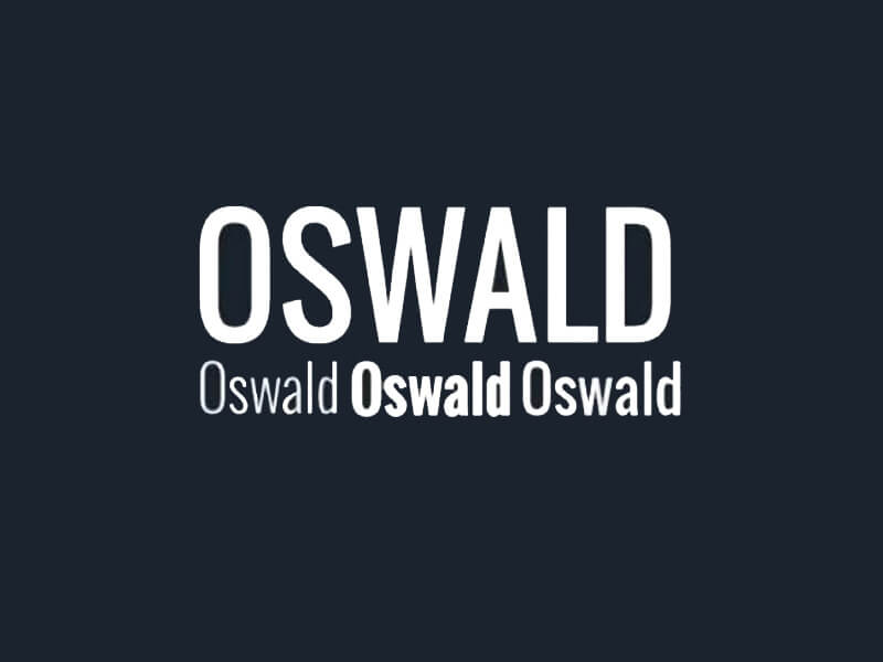 Oswald Font Download