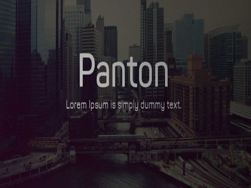 Panton Font Family Zip