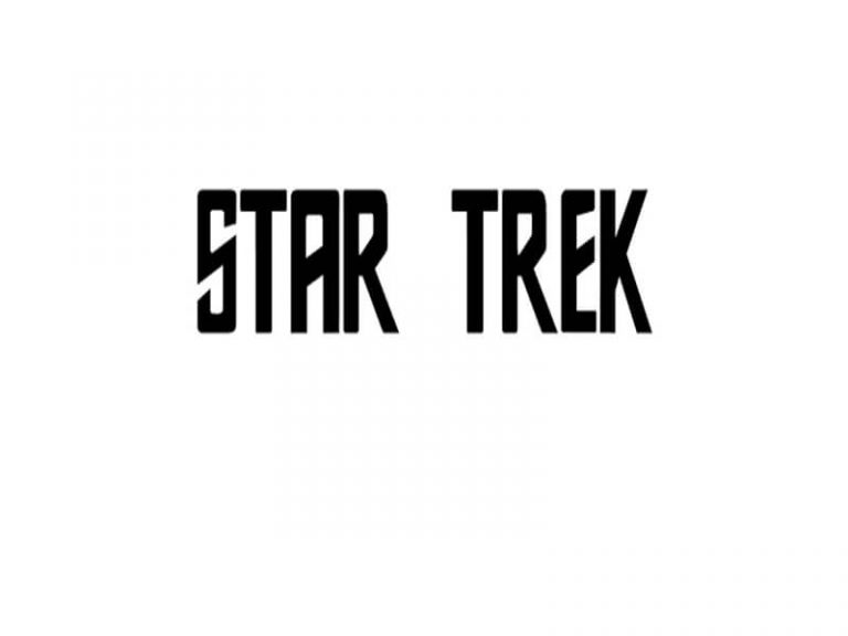 font used for star trek logo