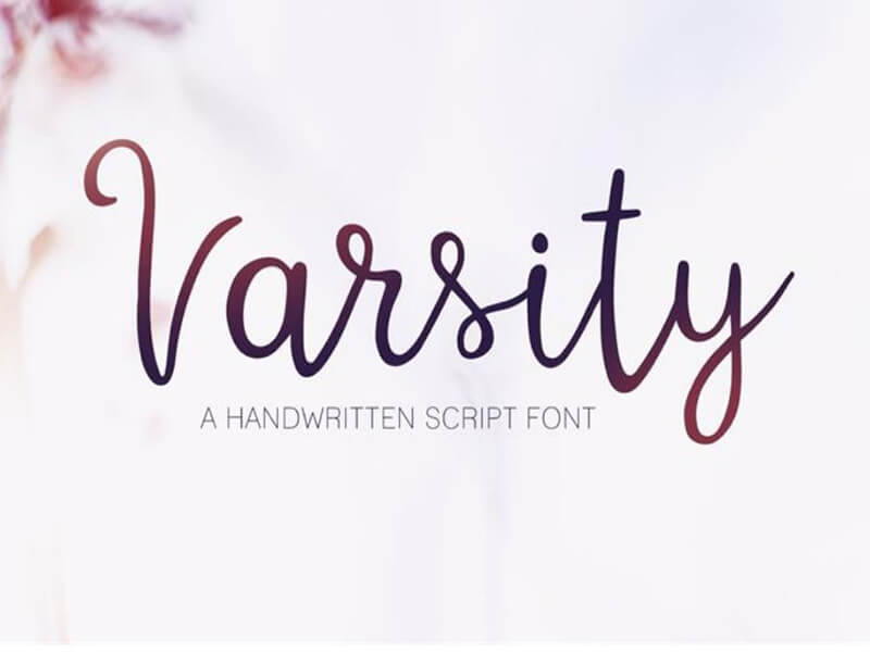 free varsity font downloads truetype