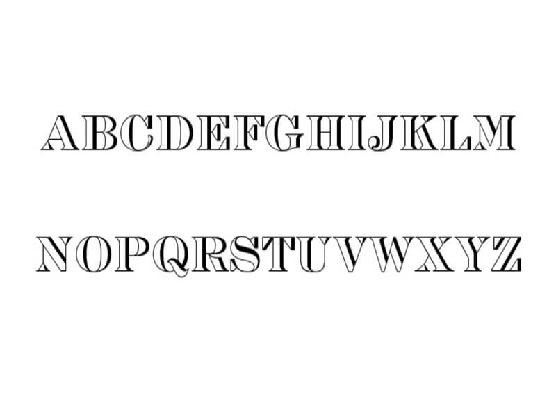 Engravers Opti Shaded Font Download