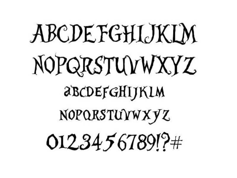 Alice In Wonderland Font Free Download