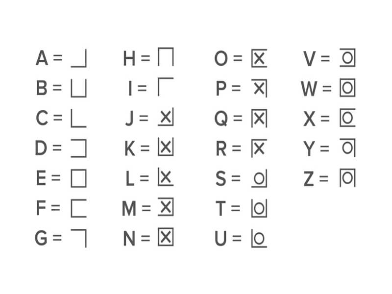 Pigpen Cipher Font Download