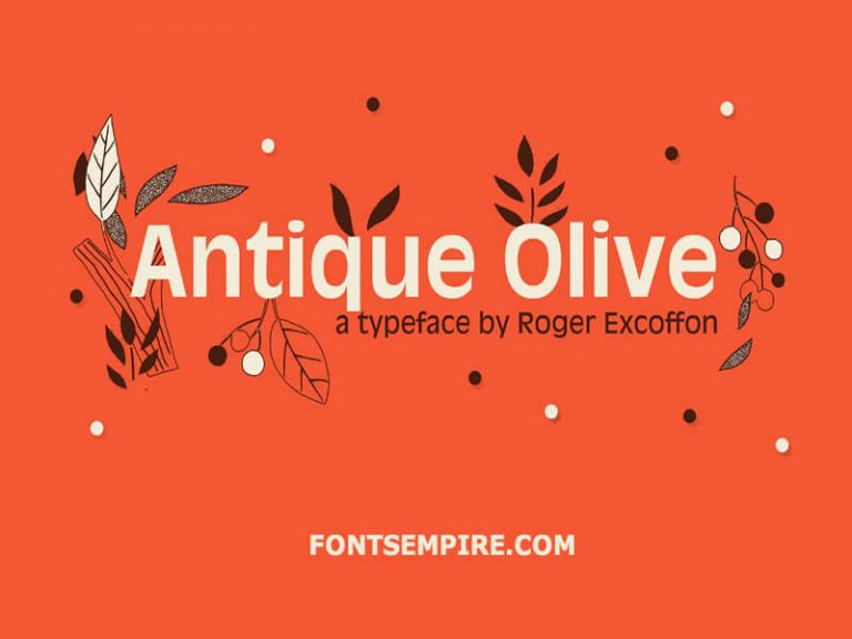 antique olive font free download mac