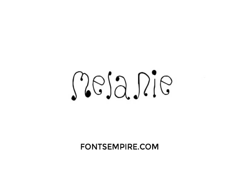 Melanie Font Family Free Download