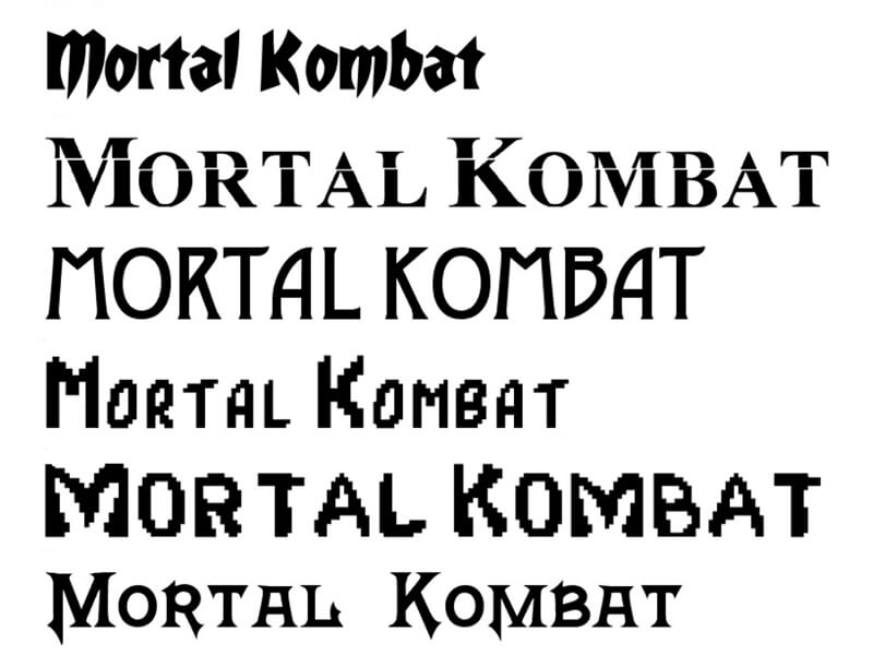 Mortal Kombat Font Free Download