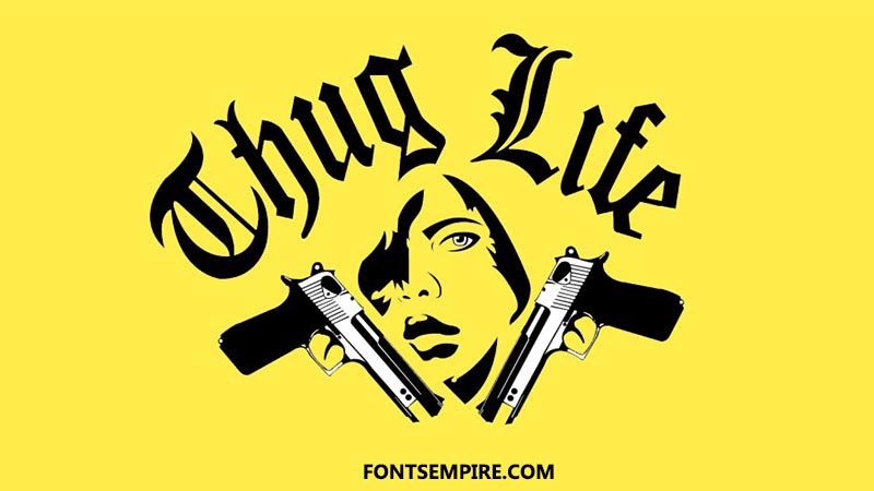 Thug Life Font Family Free Download