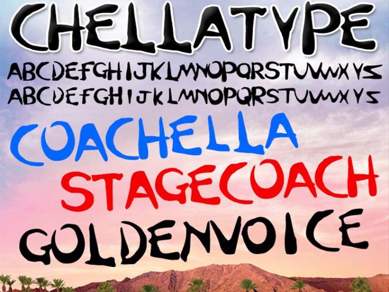 Coachella Font Free Download