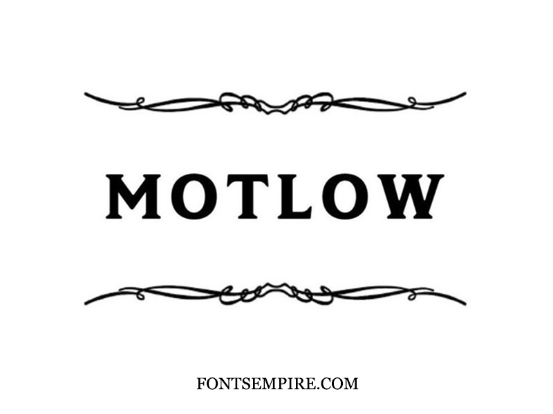 Motlow Font Family Free Download