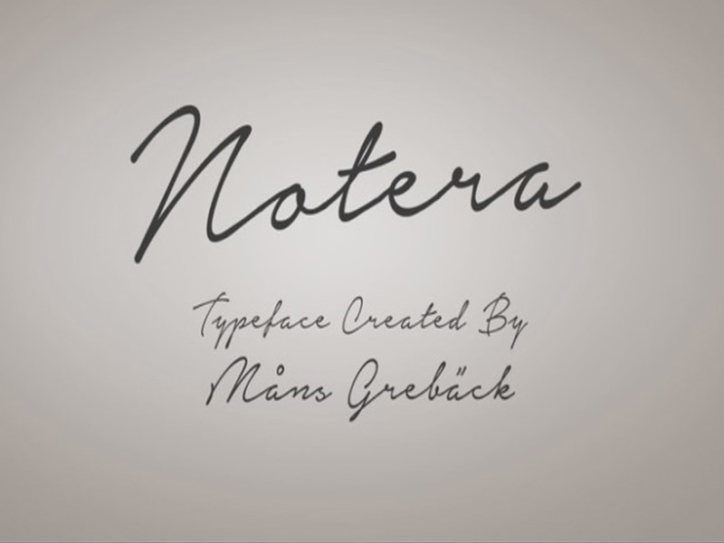 Notera Font Family Download