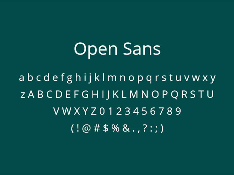 Open Sans Font Family Download