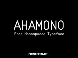 Ahamono Font Family Free Download Fonts Empire