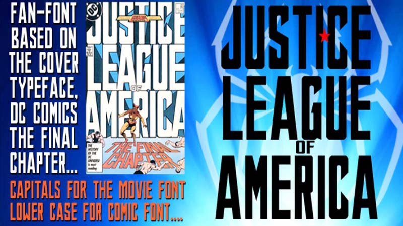 Justice League Font Family Download