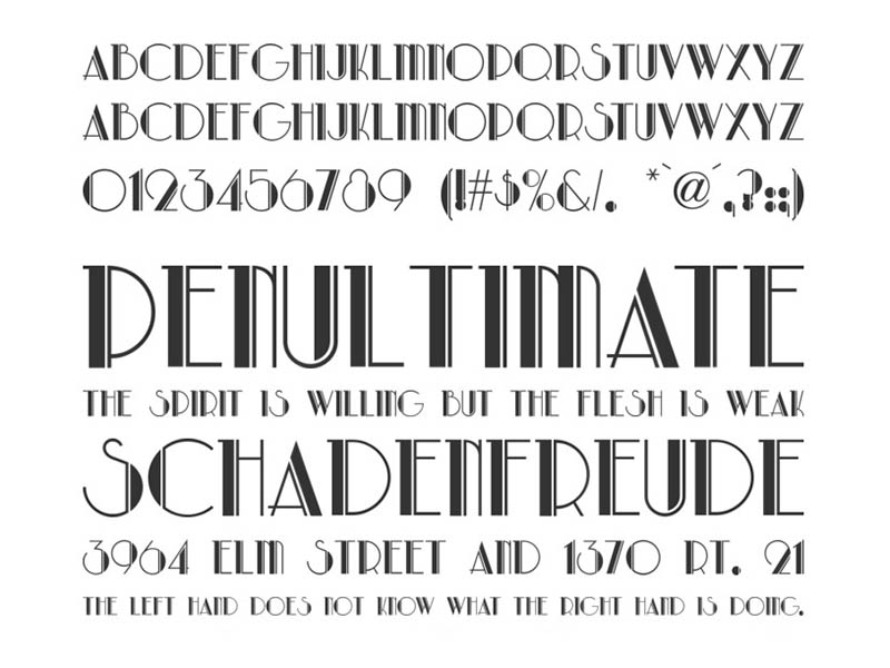 Park Lane Font Family Download