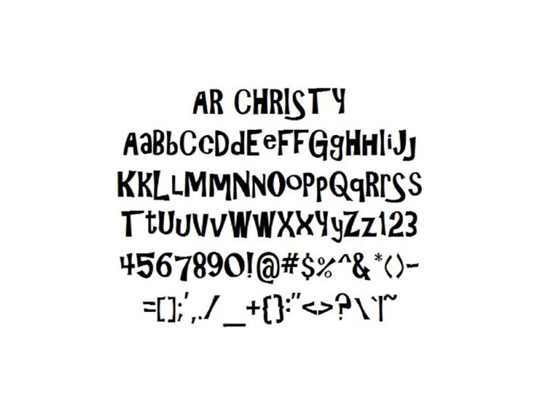 Ar Christy Font Free Download