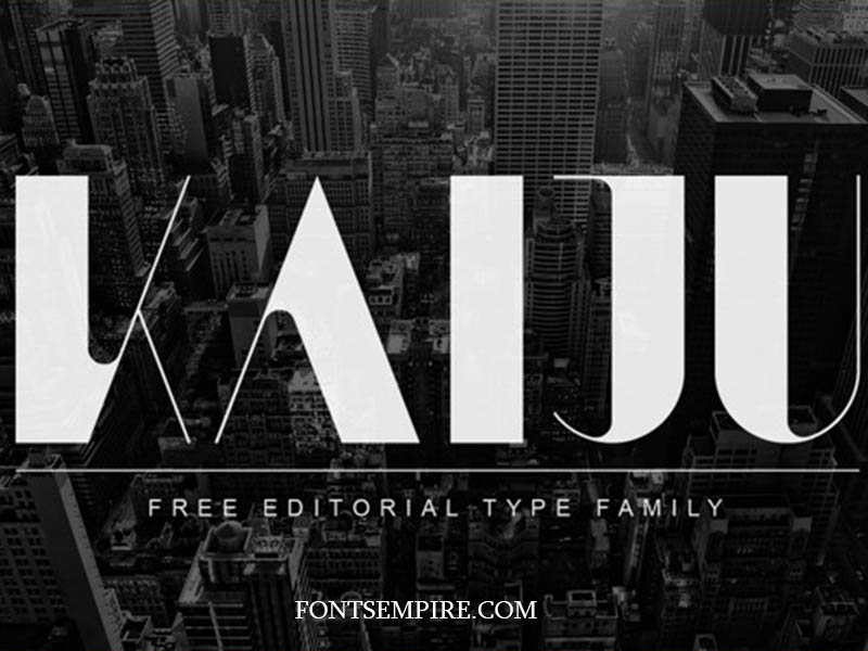 Kaiju Font Family Free Download