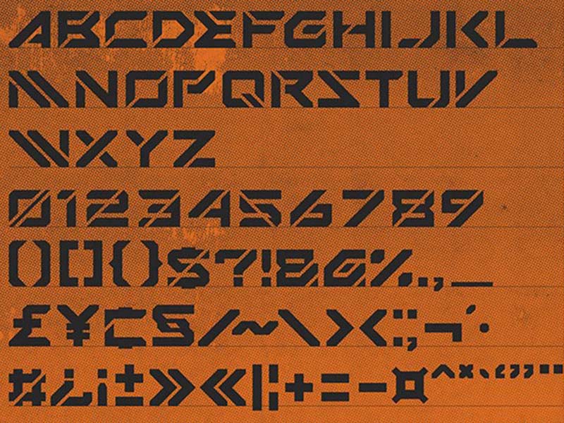 Mechsuit Font Family Download