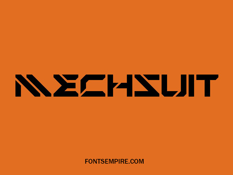 Mechsuit Font Family Free Download