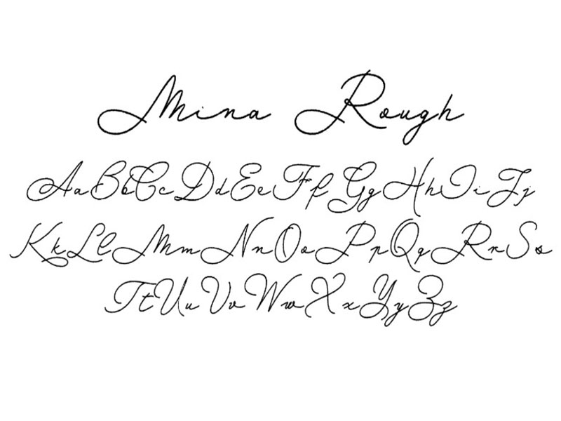 Mina Rough Font Free Download