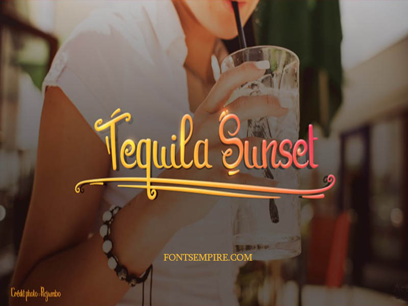 Tequila Sunset Font Family Free Download