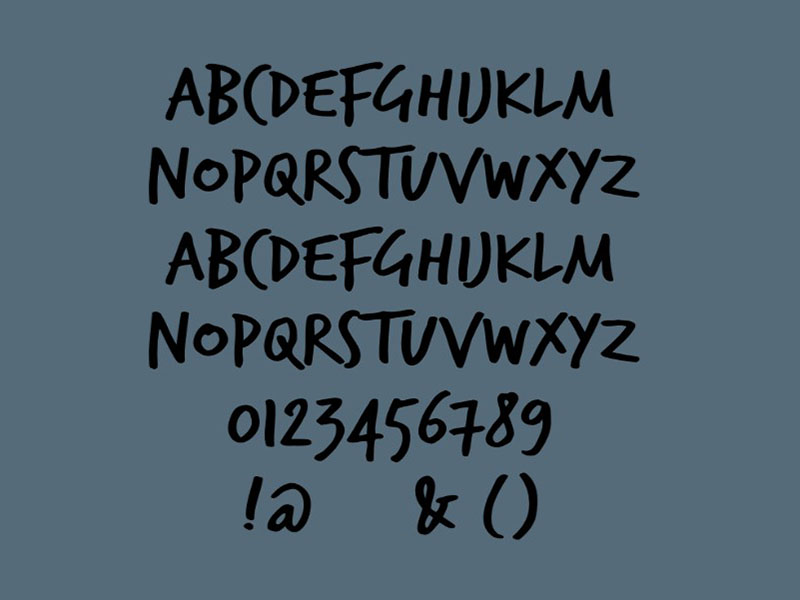 Trashhand Font Free Download