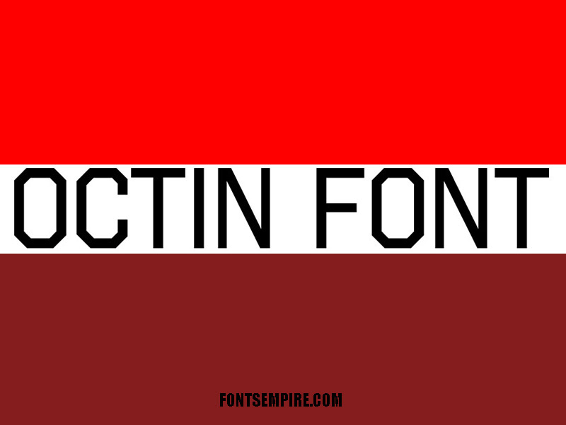 Octin Font Family Free Download