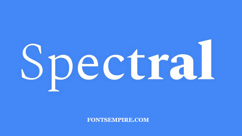 Spectral Font Family Free Download